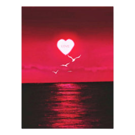 Foto Sunset Love - Romântico - Adicione seu texto / fot