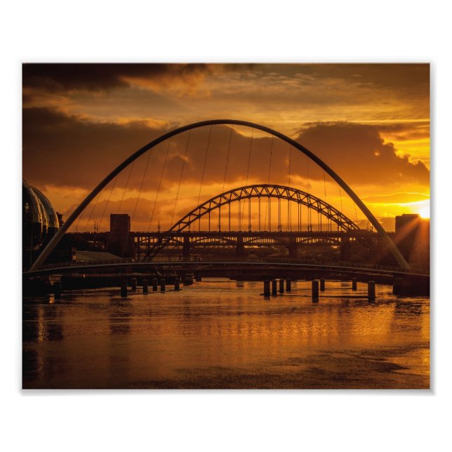 Foto Sunset no Tyne (Frente)