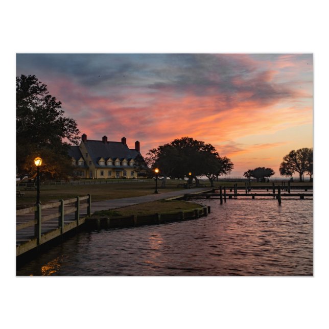Foto Sunset No Whalehead Club (Frente)