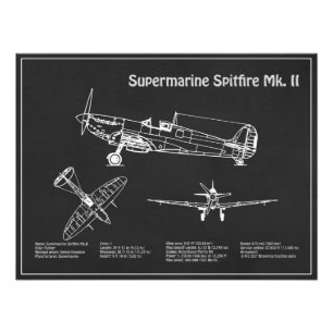 Foto Supermarinha - PD de avião Blueprint