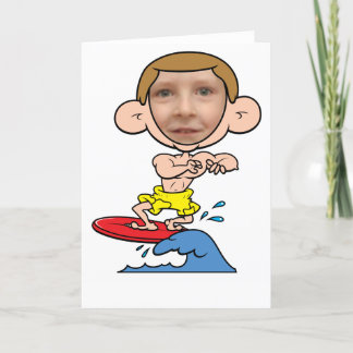 Foto Surfer Engraçado Face Modelo