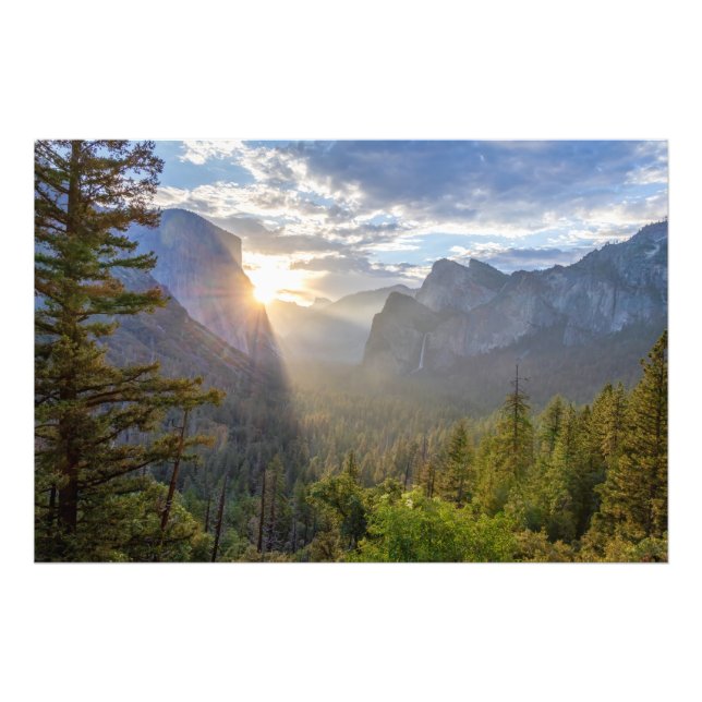 Foto Surgimento do Sol no Parque Nacional de Yosemite F (Frente)