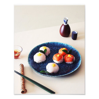 Foto sushi de flores