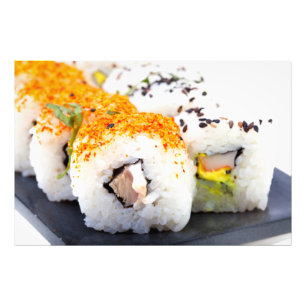 Foto Sushi num prato