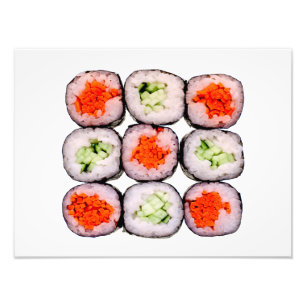 Foto Sushi Rolls - Modelo de Comida Japonês