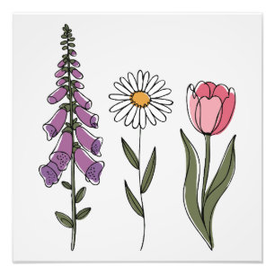 Foto Sutil Anti-Trump - Tulipa Daisy Foxglove III