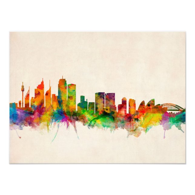 Foto Sydney Austrália Skyline Cityscape (Frente)
