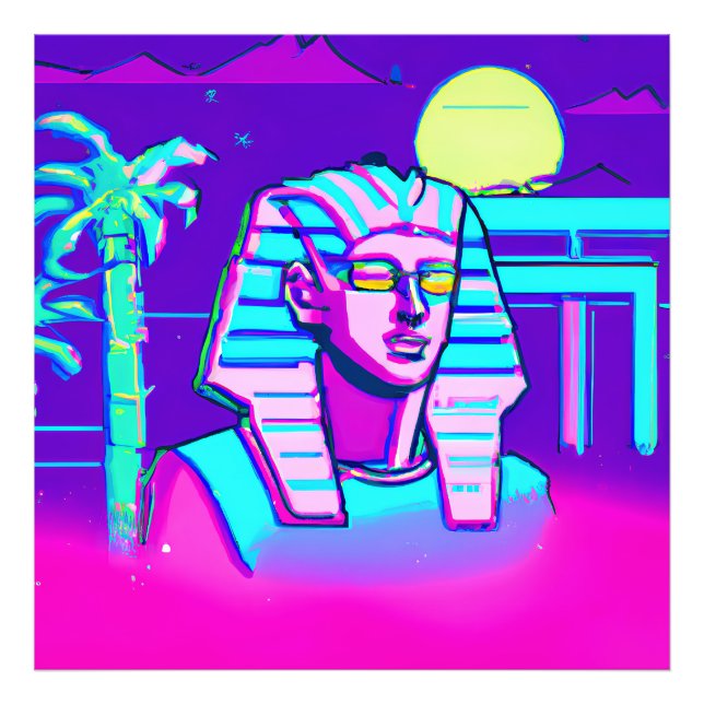 Foto Synthwave Pharaoh (Frente)