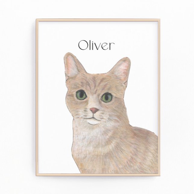 Foto Tabby Cat Personalizado Laranja (Criador carregado)