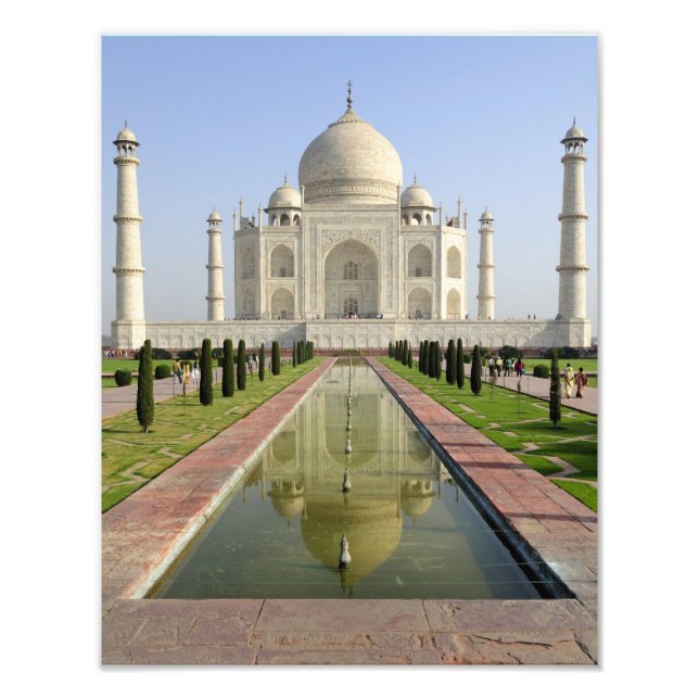 Foto Taj Mahal, Agra, Uttar Pradesh, Índia, (Frente)