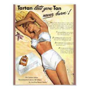 Foto Tanning do anúncio da loção da menina lour