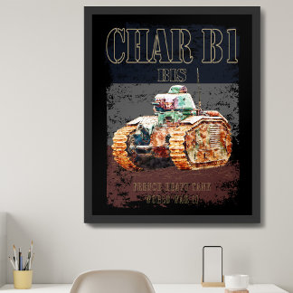 Foto Tanque Pesado Char B1 Bis francês da Segunda Guerr