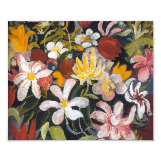 Foto Tapete de Flores | Auguste Macke | (Frente)