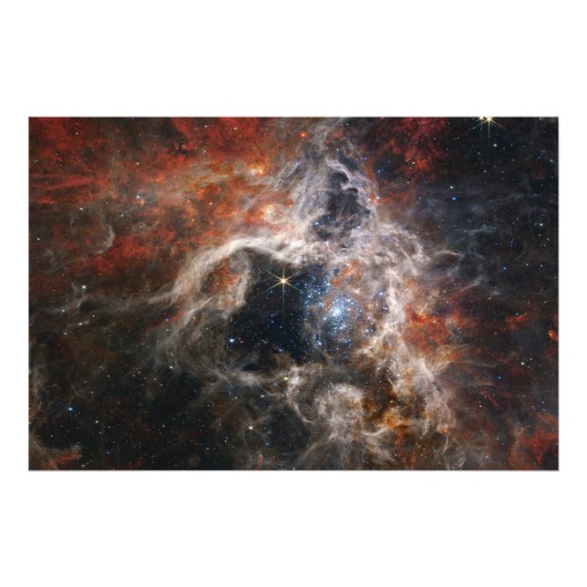 Foto Tarantula Nebula James Webb telescope nasa stars s (Frente)