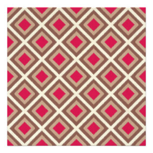 Foto Taupe, Leve Taupe, Diamantes de Ikat Rosa Quente S