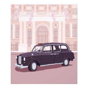 Foto táxi de táxi preto de Londres