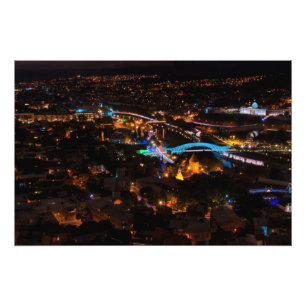 Foto Tbilisi à noite