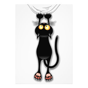 Foto Tecido de Arranque de Caracteres Engraçado de Cat