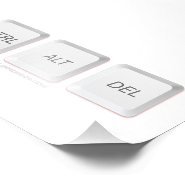 Foto Teclados CTRL ALT DEL do SlipperyJoe geek h (Borda)
