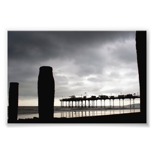 Foto Teignmouth Pier And Beach Devon Reino Unido (Frente)