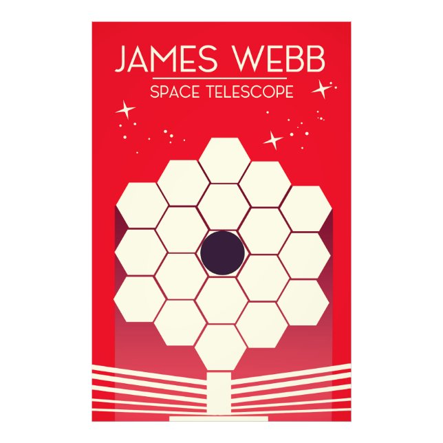 Foto telescópio espacial james webb, (Frente)
