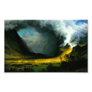 Foto Tempestade Albert Bierstadt na Impressão das Mont