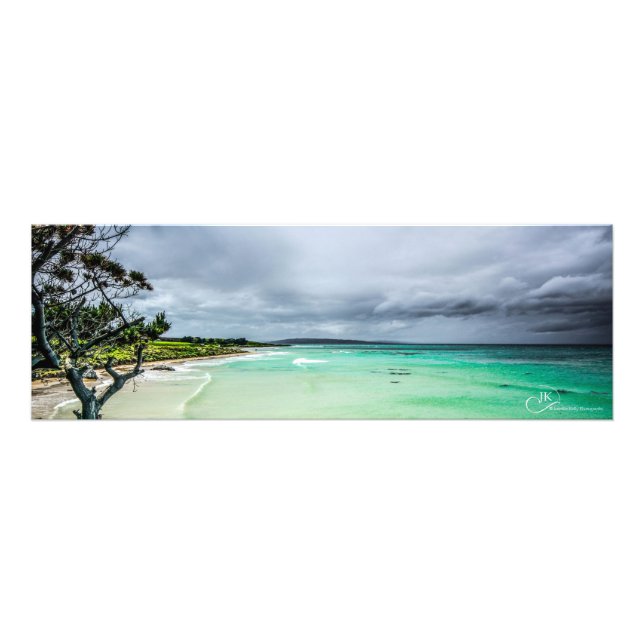 Foto Tempestade se aproximando, Kaka Point Nova Zelândi (Frente)