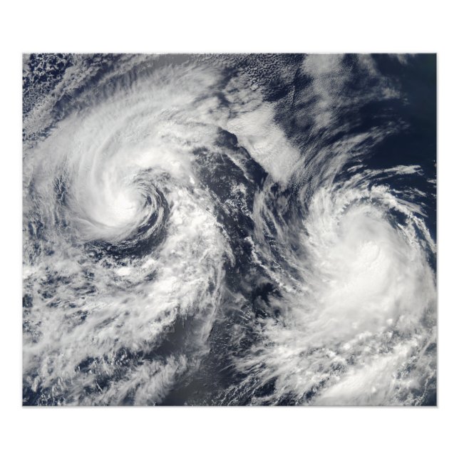 Foto Tempestades tropicais Boris e Cristina (Frente)