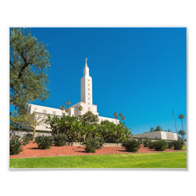 Foto Templo de 10" x 8" Professional Photo LDS Los Ange (Frente)