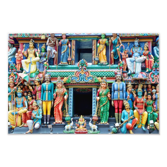 Foto Templo Hindu Singapura (Frente)