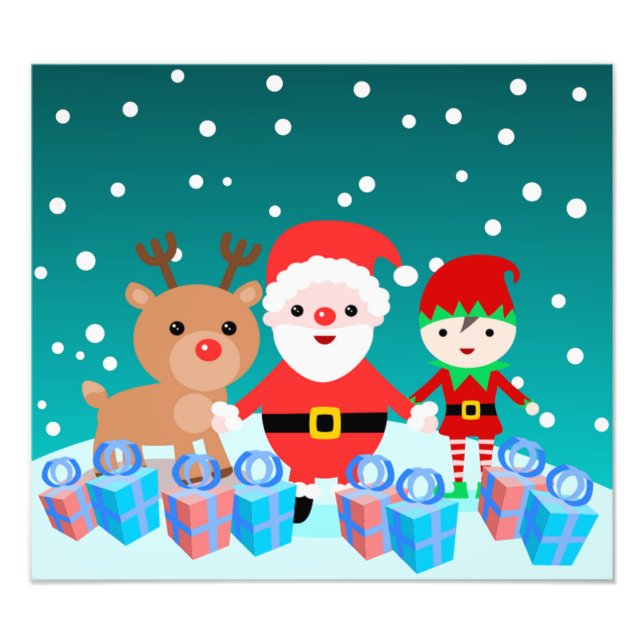 FOTO TEMPO DE NATAL COM PAPAIS NOEIS E AMIGOS (Frente)