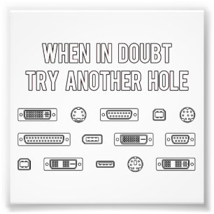 Foto Tente em caso de dúvida um outro furo do porto do