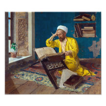 Teólogo Islâmico com Corão | Osman Hamdi Bey |