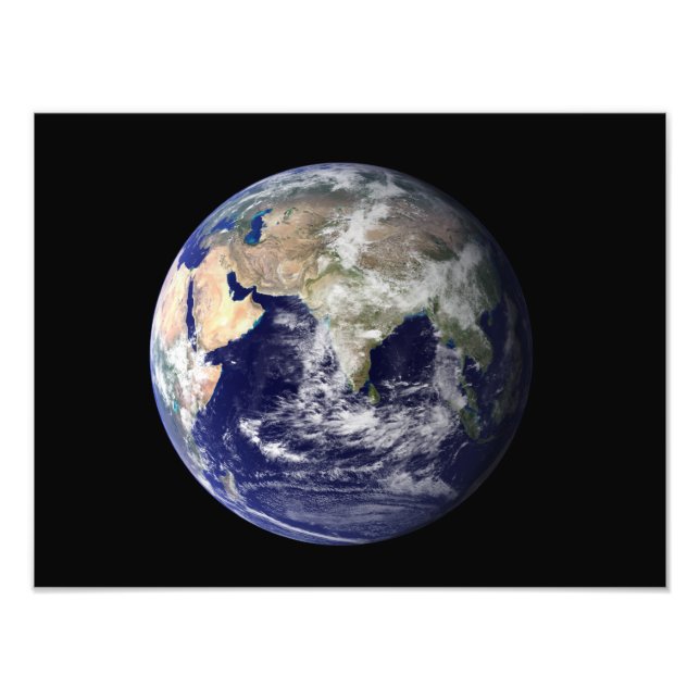 Foto Terra cheio mostrando Europa e Ásia 2 (Frente)