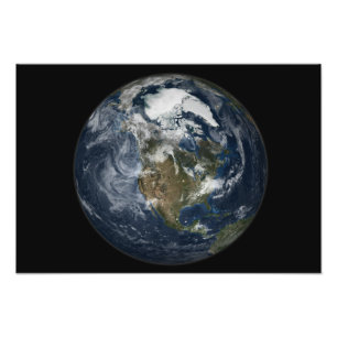 Foto Terra completa que mostra America do Norte 2