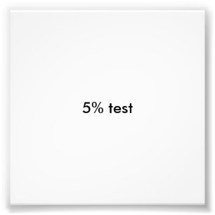 Foto teste de 5%