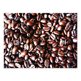 Foto Teste padrão dos feijões de café - assado escur