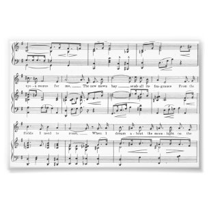 Foto Teste padrão preto e branco da partitura