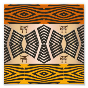 Foto teste padrão tribal africano étnico