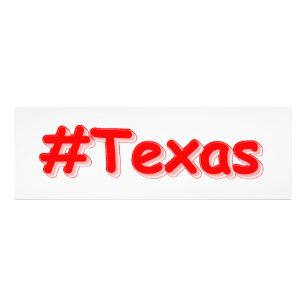 Foto "#Texas " Design bonito. Impressão de tela de comp