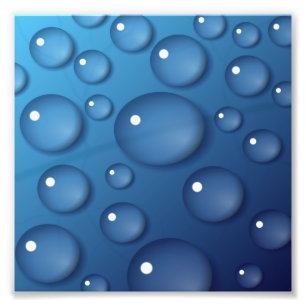Foto Textura de gota de água azul