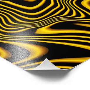 Foto Textura de Redemoinhos Preto Amarelo Dourado
