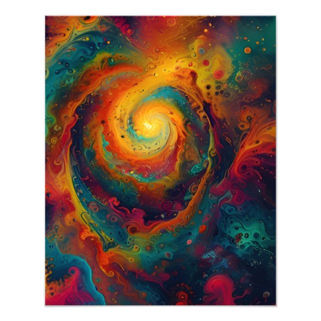 Foto Textura fractal abstrata (Frente)