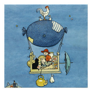 Foto "The Airship" de W Heath Robinson