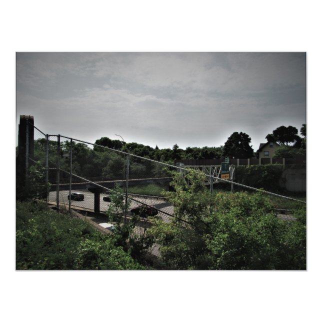 Foto "The Bridge to Dimension Zed" Photo Impressão (Frente)