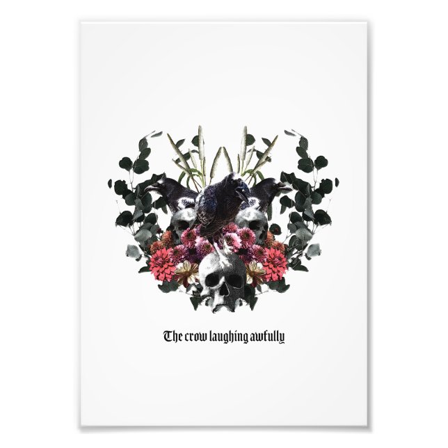 Foto The Crow Laughing Awfully (Frente)