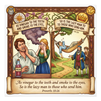 Foto The High Cost of Laziness - Proverbs 10:26