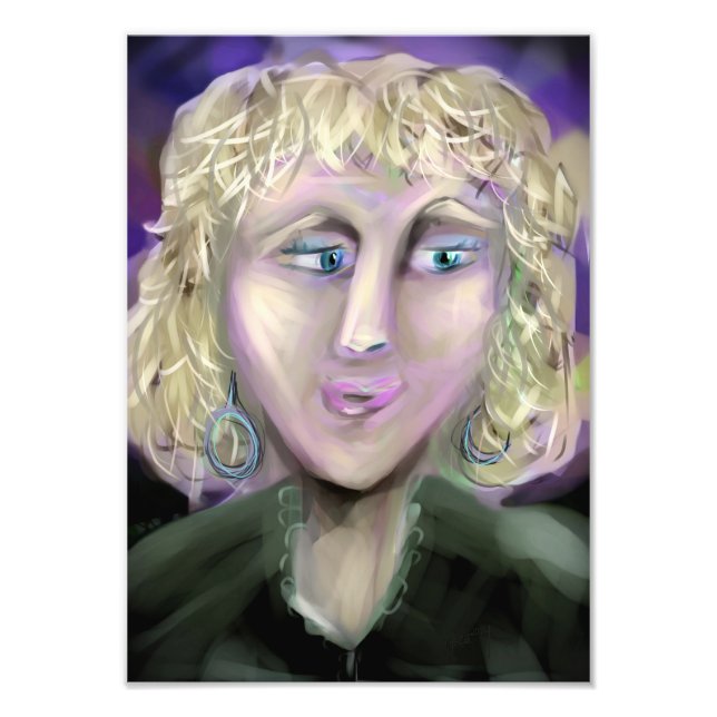 Foto The Quiet Observer Expressive Feminine Portrait (Frente)