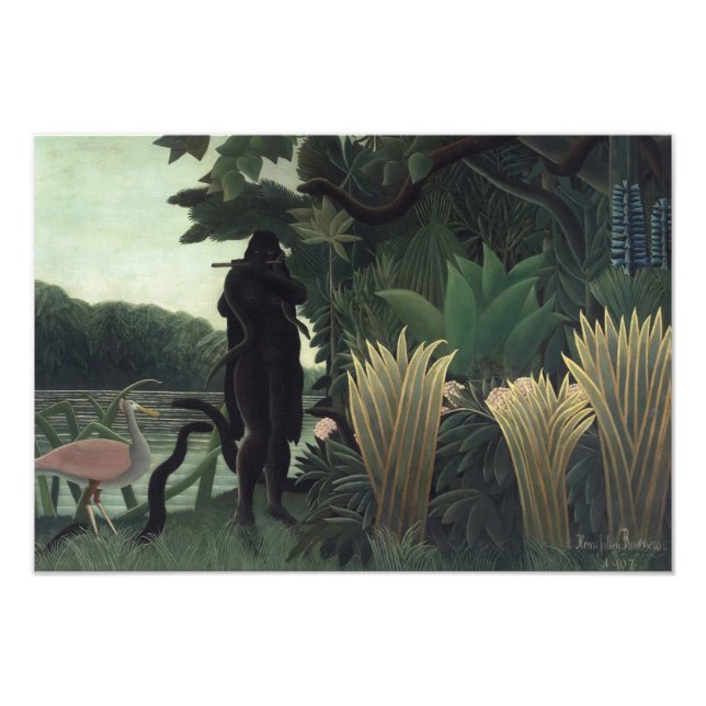 Foto The Snake Charmer by Henri Rousseau (Frente)