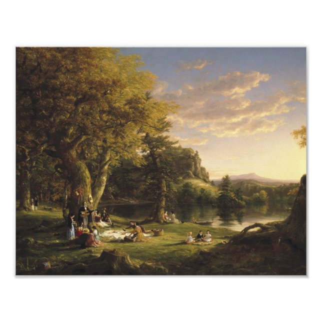 Foto Thomas Cole - O Pic-Nic (Frente)